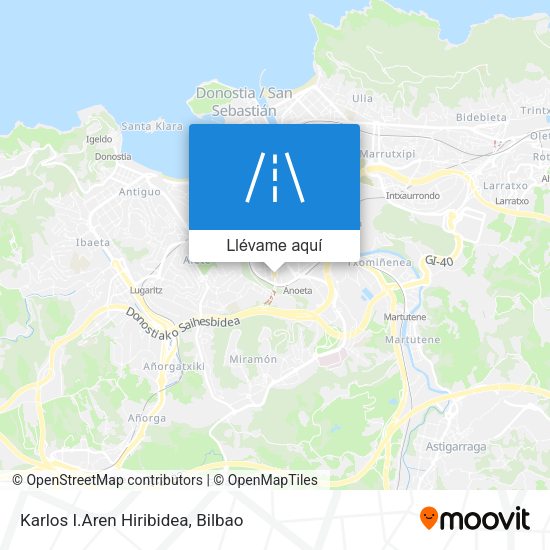 Mapa Karlos I.Aren Hiribidea