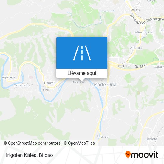 Mapa Irigoien Kalea