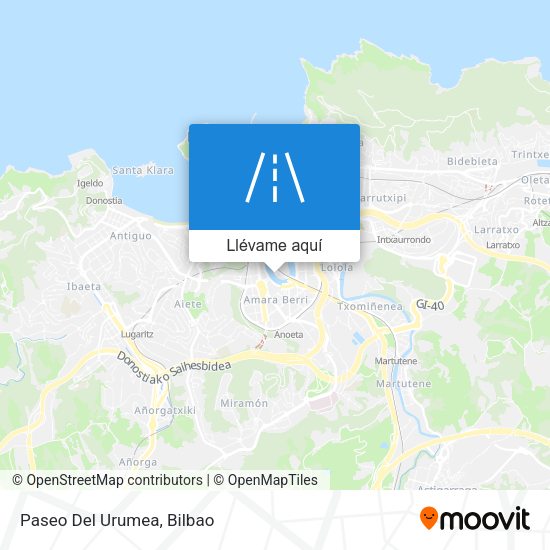 Mapa Paseo Del Urumea