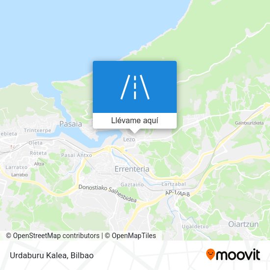 Mapa Urdaburu Kalea