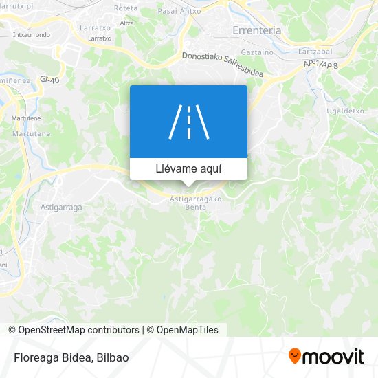 Mapa Floreaga Bidea