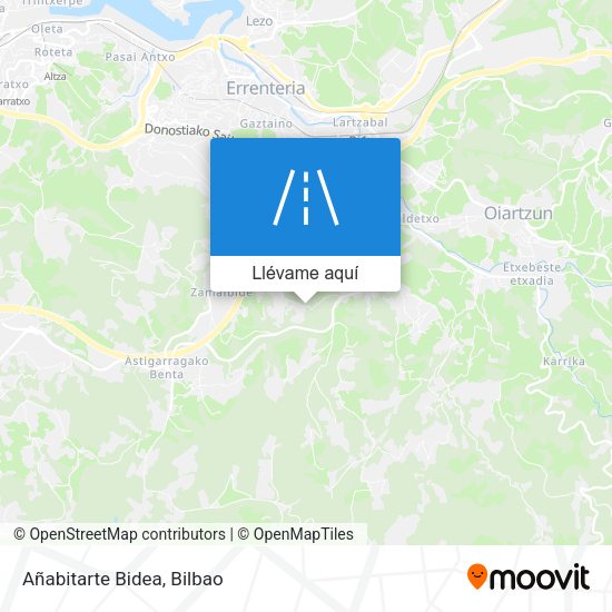 Mapa Añabitarte Bidea