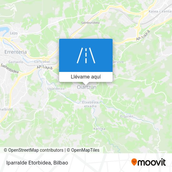 Mapa Iparralde Etorbidea