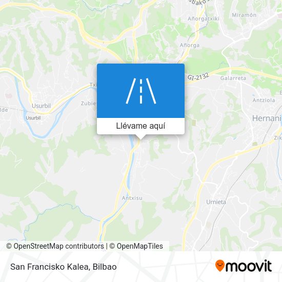 Mapa San Francisko Kalea