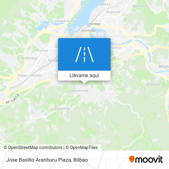 Mapa Jose Basilio Aranburu Plaza