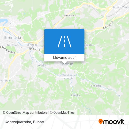 Mapa Kontzejuerreka