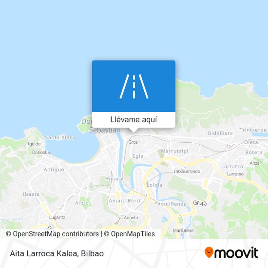 Mapa Aita Larroca Kalea
