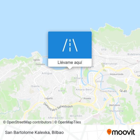 Mapa San Bartolome Kalexka