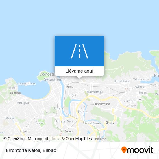 Mapa Errenteria Kalea