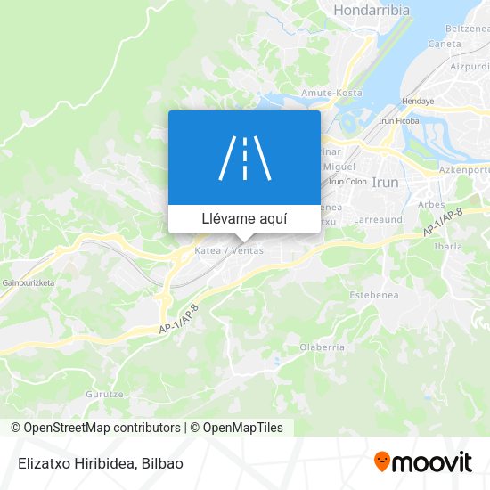 Mapa Elizatxo Hiribidea