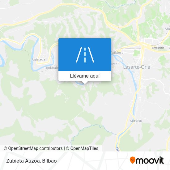 Mapa Zubieta Auzoa