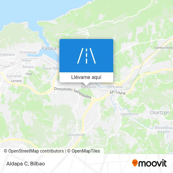 Mapa Aldapa C