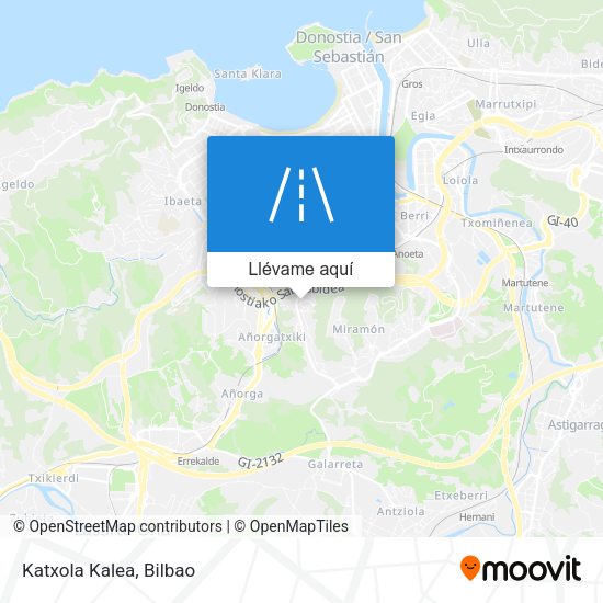 Mapa Katxola Kalea