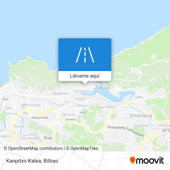Mapa Kanpitxo Kalea