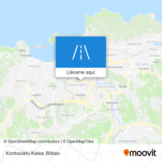 Mapa Kontsulatu Kalea