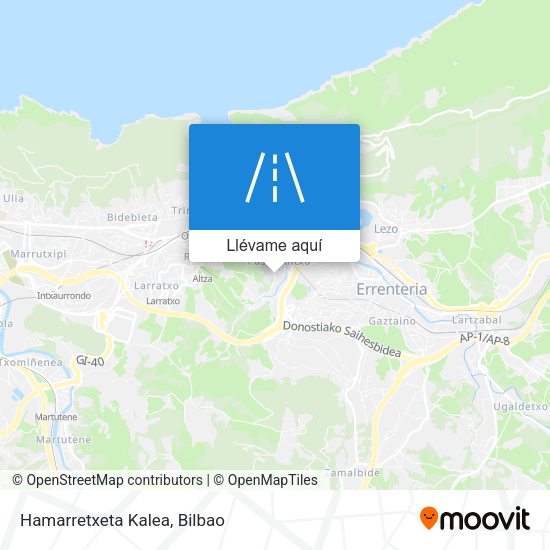 Mapa Hamarretxeta Kalea
