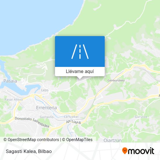 Mapa Sagasti Kalea