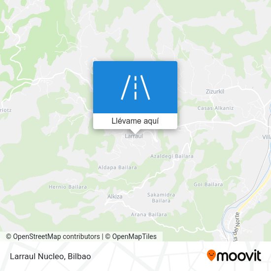 Mapa Larraul Nucleo