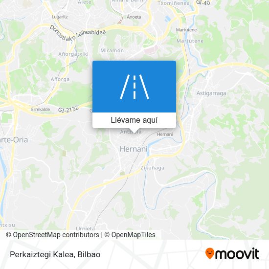 Mapa Perkaiztegi Kalea
