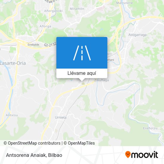 Mapa Antsorena Anaiak