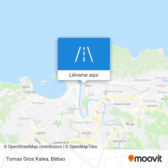 Mapa Tomas Gros Kalea