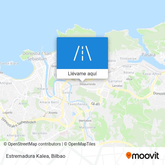 Mapa Estremadura Kalea