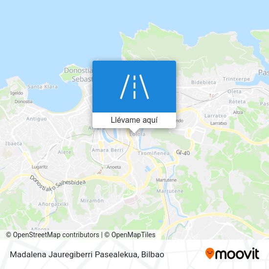 Mapa Madalena Jauregiberri Pasealekua