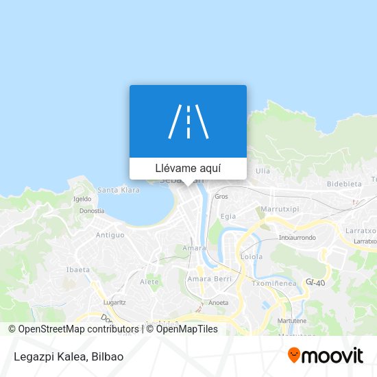 Mapa Legazpi Kalea