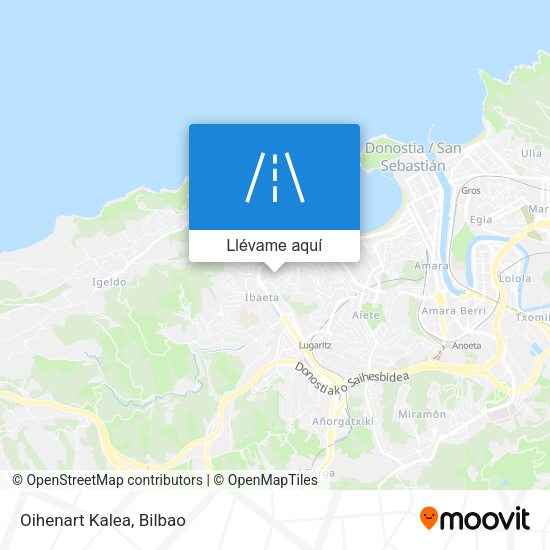 Mapa Oihenart Kalea