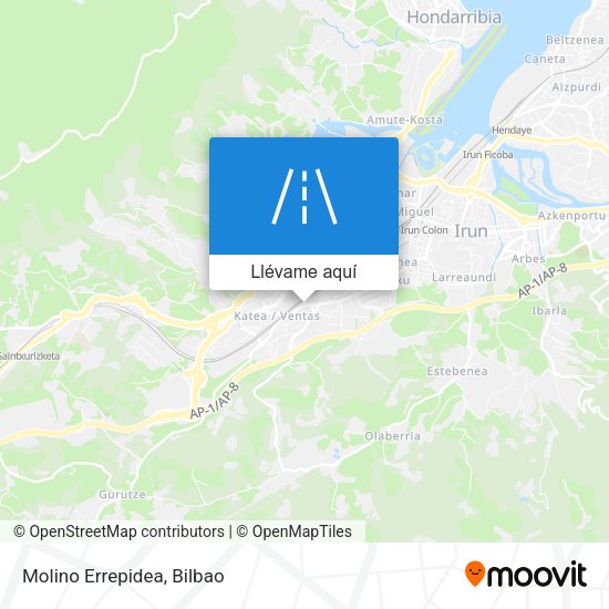 Mapa Molino Errepidea