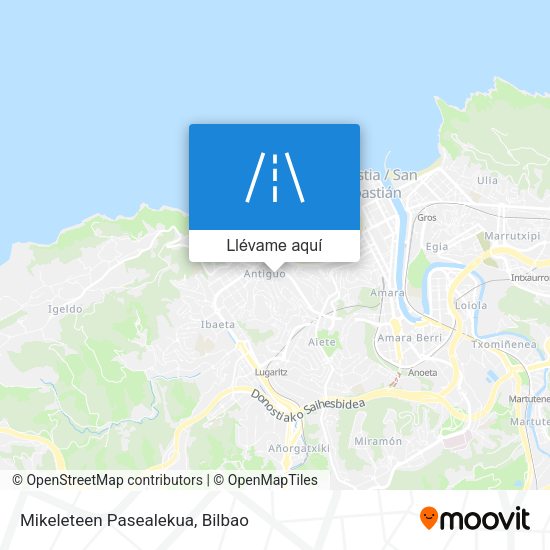 Mapa Mikeleteen Pasealekua