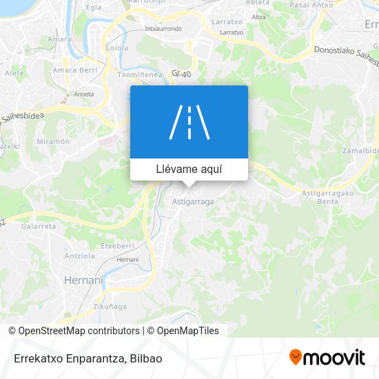 Mapa Errekatxo Enparantza
