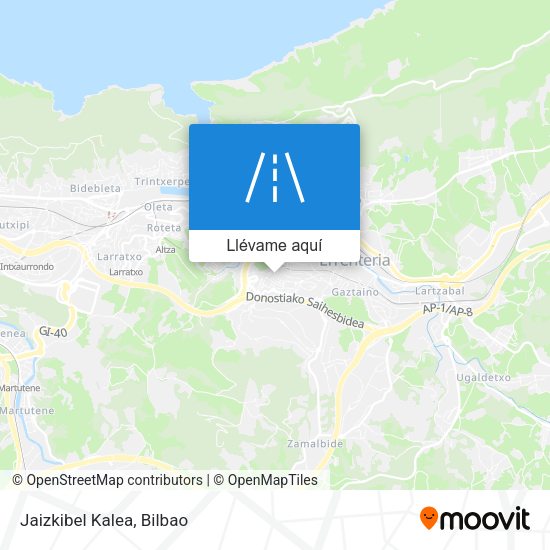 Mapa Jaizkibel Kalea