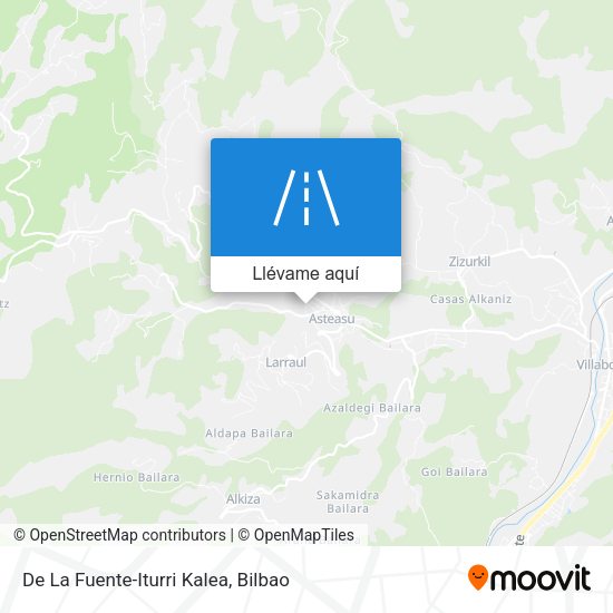 Mapa De La Fuente-Iturri Kalea