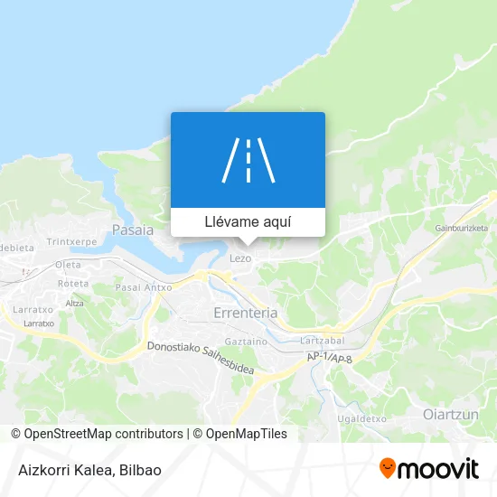 Mapa Aizkorri Kalea