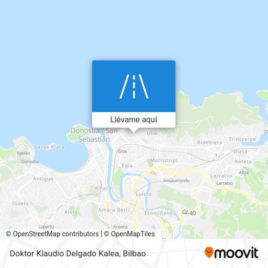 Mapa Doktor Klaudio Delgado Kalea
