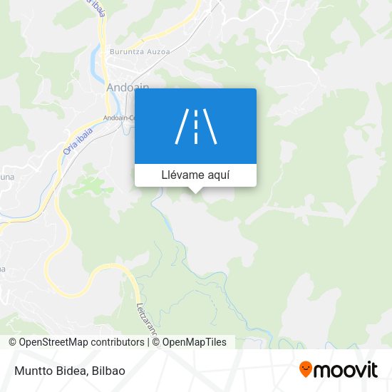 Mapa Muntto Bidea