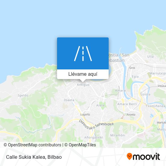 Mapa Calle Sukia Kalea
