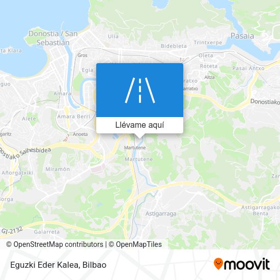 Mapa Eguzki Eder Kalea