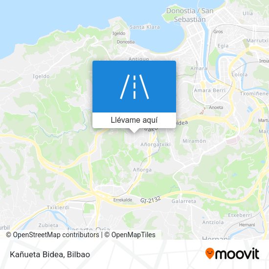 Mapa Kañueta Bidea
