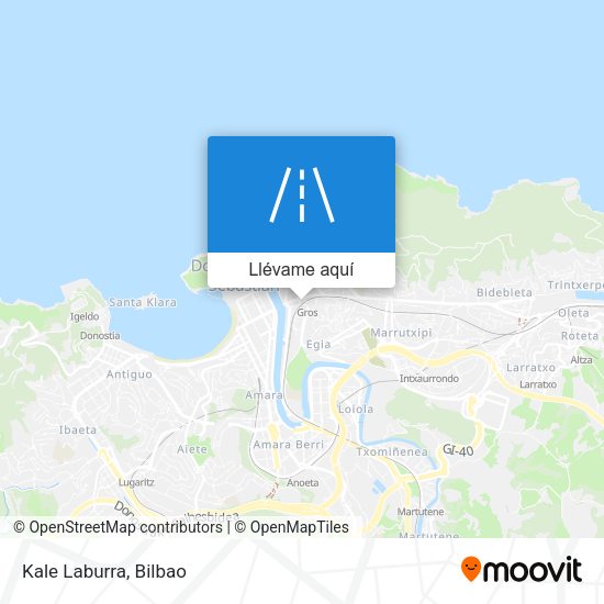 Mapa Kale Laburra