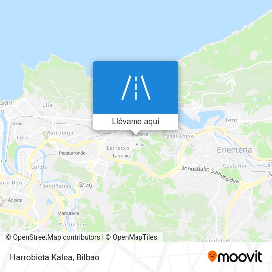 Mapa Harrobieta Kalea