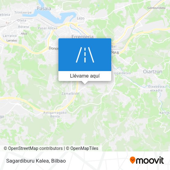 Mapa Sagardiburu Kalea