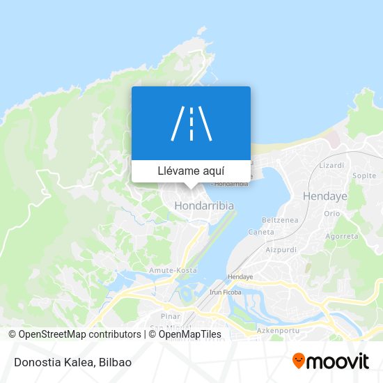 Mapa Donostia Kalea