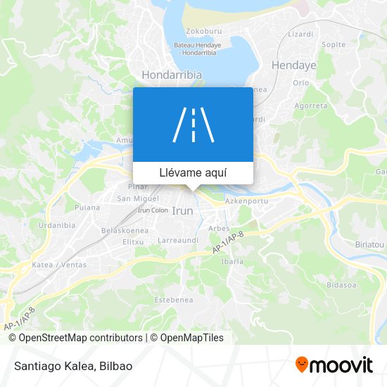 Mapa Santiago Kalea