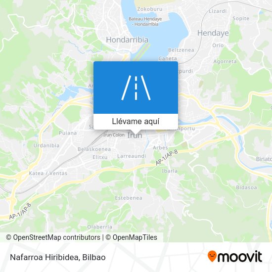 Mapa Nafarroa Hiribidea