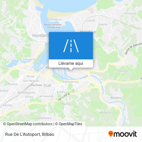 Mapa Rue De L'Autoport
