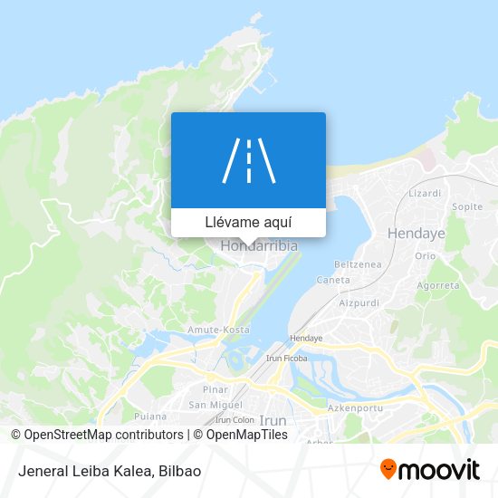 Mapa Jeneral Leiba Kalea