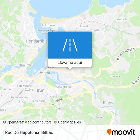 Mapa Rue De Hapetenia