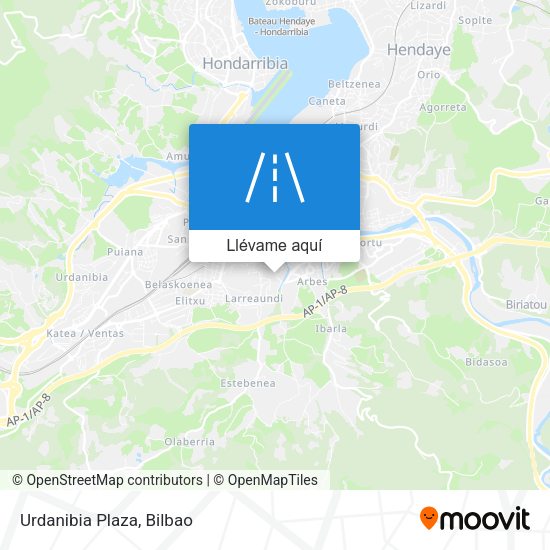 Mapa Urdanibia Plaza